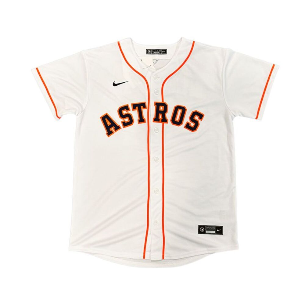 Nike MLB Houston #44 Astros Yordan Alvarez Youth Jersey in White, Medium 10/12